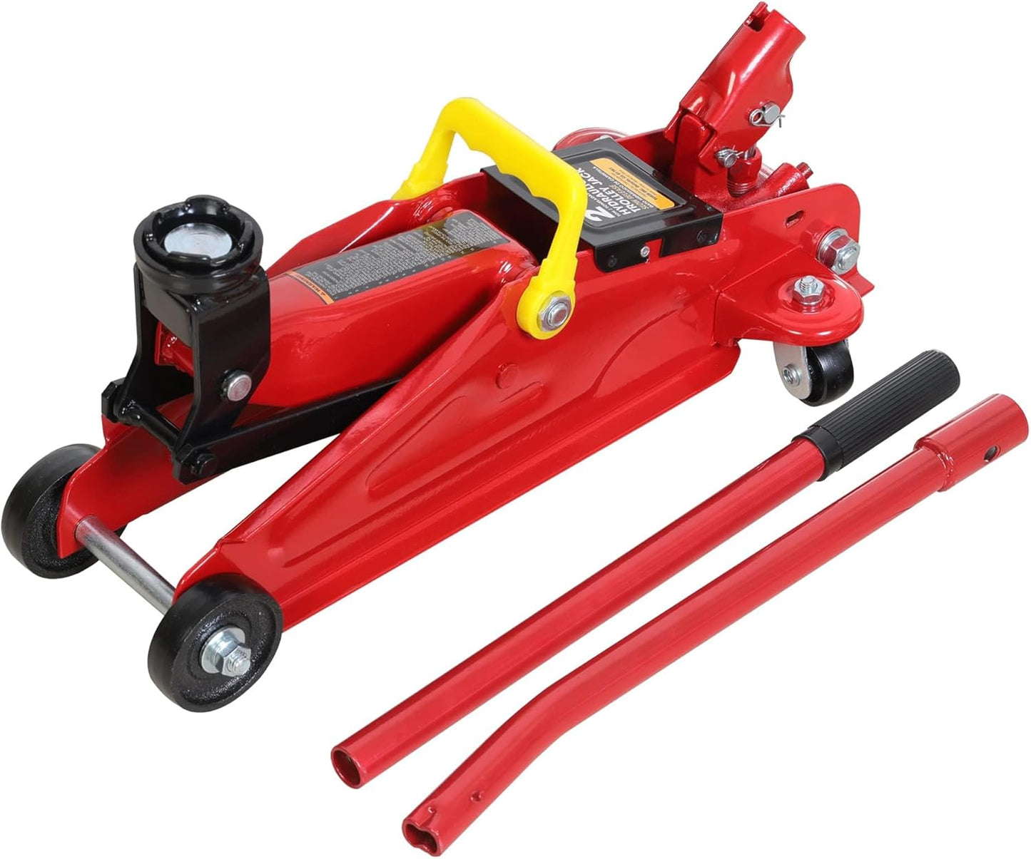 BIG RED AT82012U-1 Torin Hydraulic Trolley Service/Floor Jack with Blow Mold Carrying Storage Case, 2 Ton (4,000 lb.) Capacity, Blue