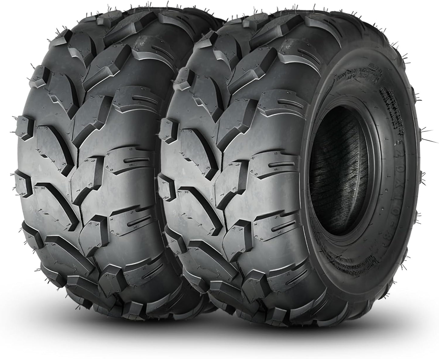 TRIPOWER ATV/UTV Tires 20x10-8 All Terrain 20x10x8 Off-Road Mud Lawn-Mowers Tires, 4 PR, Set of 2