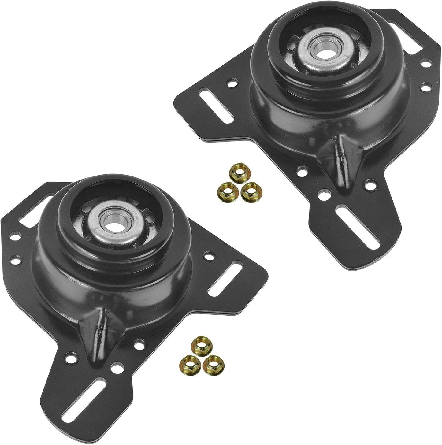 TRQ Front Upper Strut Mount Set Compatible with 1982-1992 Chevrolet Camaro Pontiac Firebird