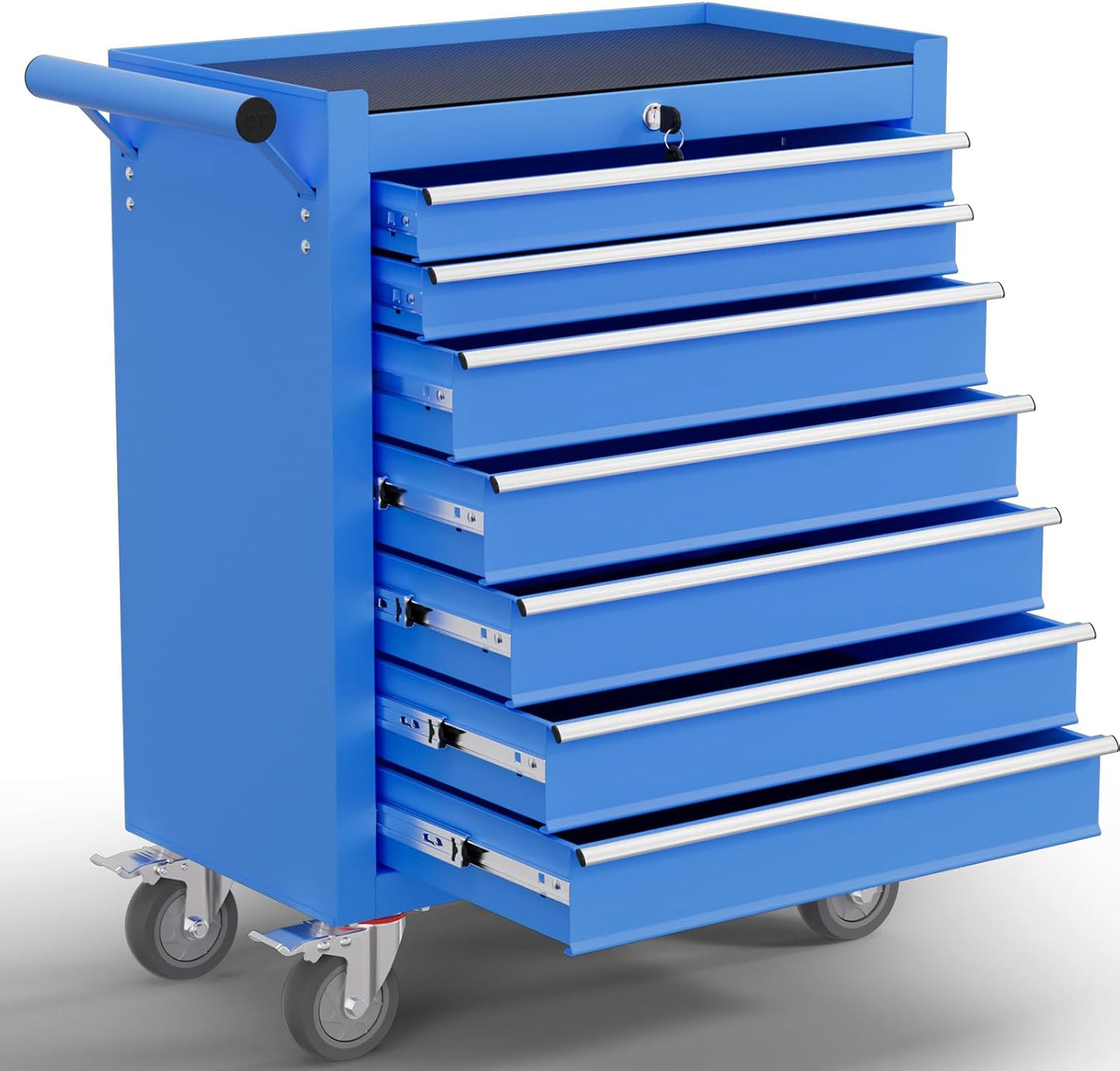 5-Drawer Tool Chest,Rolling Tool Cart with Wheels,High Capacity Tool Cabinet with Locking System for Garage, Warehouse, Workshop-Black