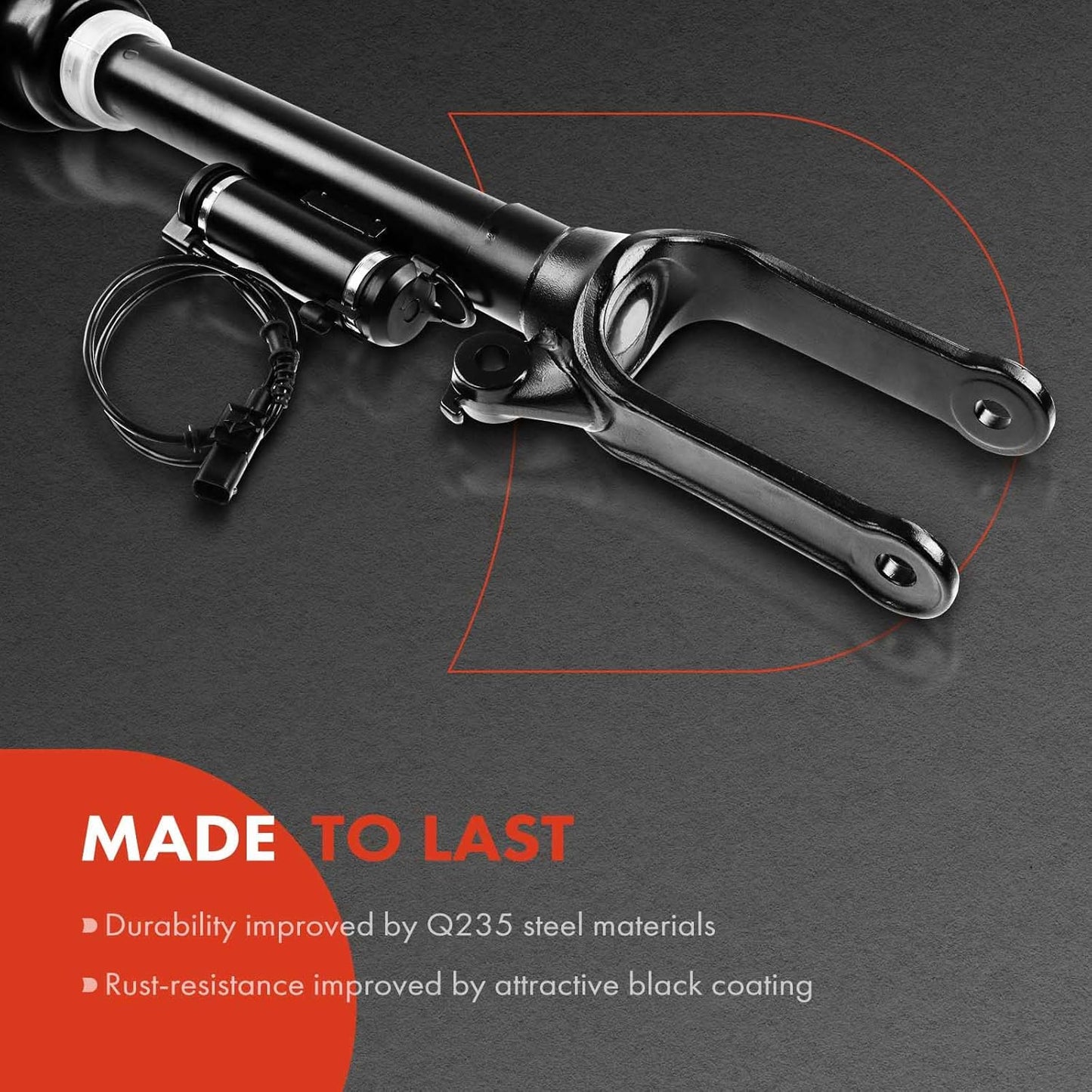 A-Premium Front Left or Right Air Suspension Strut Assembly Compatible with Mercedes-Benz GL320 GL350 GL450 GL550 ML320 ML350 ML450 ML500 ML550, Driver or Passenger Side, Replace# 1643205813