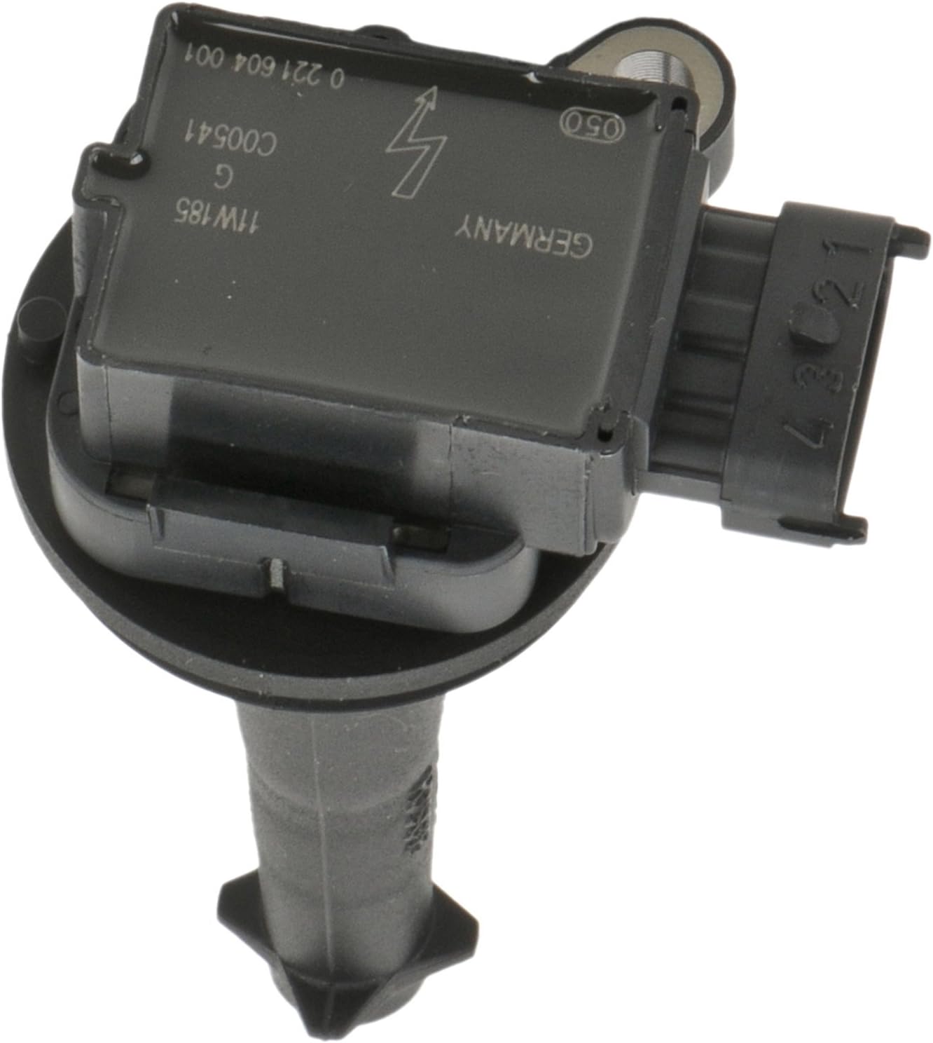 BOSCH 0221604008 Original Equipment Ignition Coil - Compatible with Select Volvo C70, S60, S70, S80, V70, XC70, XC90 - Single