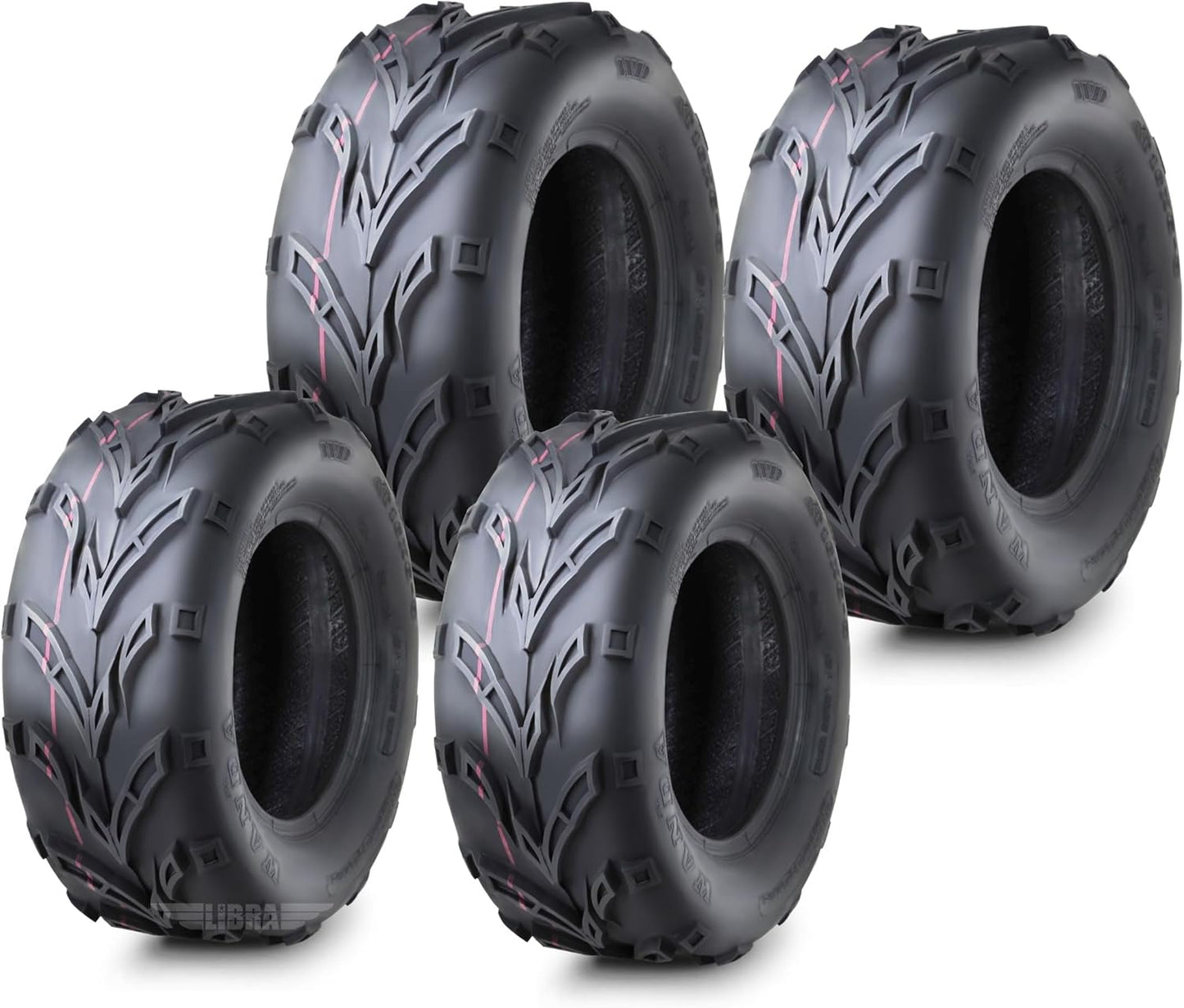 WANDA Set 4 Sport ATV Tires Go-Kart Tires 16x8-7 16x8x7 P361 10189