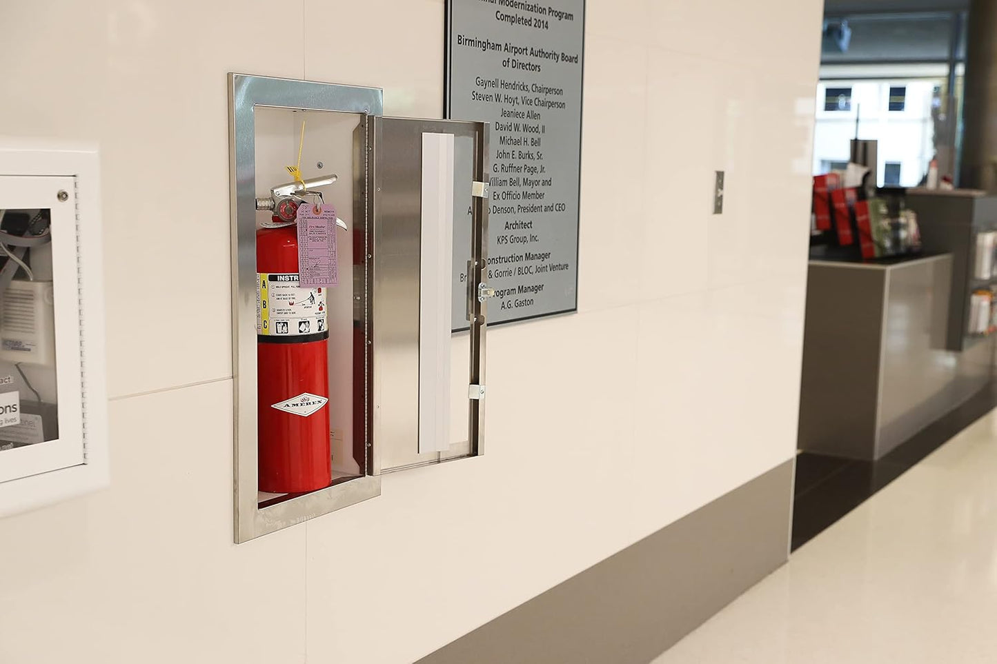 Amerex B456 ABC Dry Chemical Fire Extinguisher with Aluminum Valve, 10 lb. with Bracket