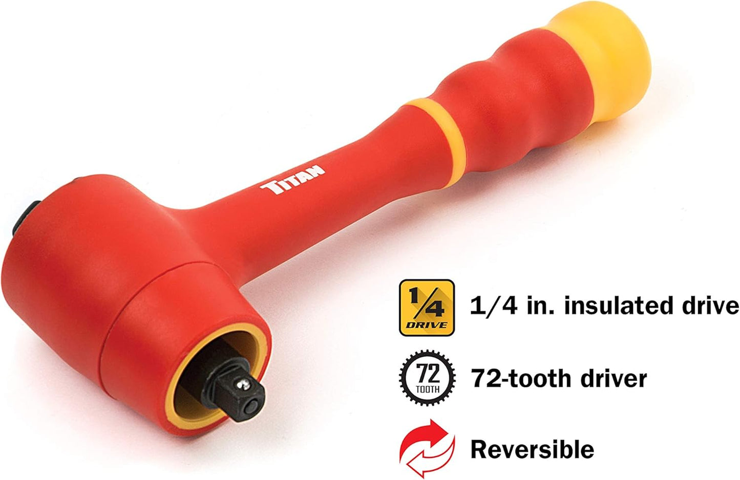 Titan 66100 18-Piece 1/4-Inch Drive VDE Insulated Socket Set