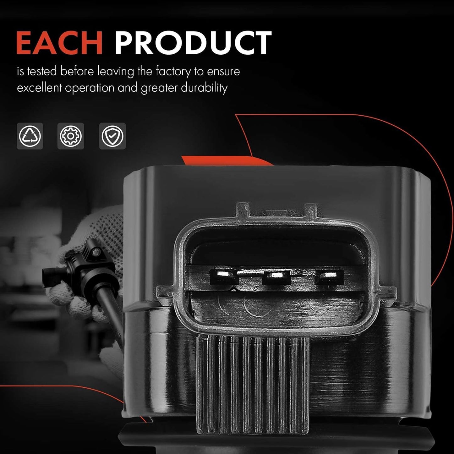 A-Premium Ignition coil Pack Compatible with Nissan Altima 2019-2021, Rogue 2021-2022, L4 2.5L