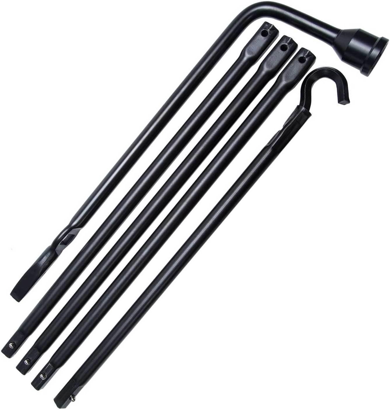 Spare Tire Tool Kit OEM for Dodge Ram 1500 2002 to 2015 Replace for RTW7K442 and 2 Ton Scissor Jack Wheel Tools Set 3-Year Guarantee