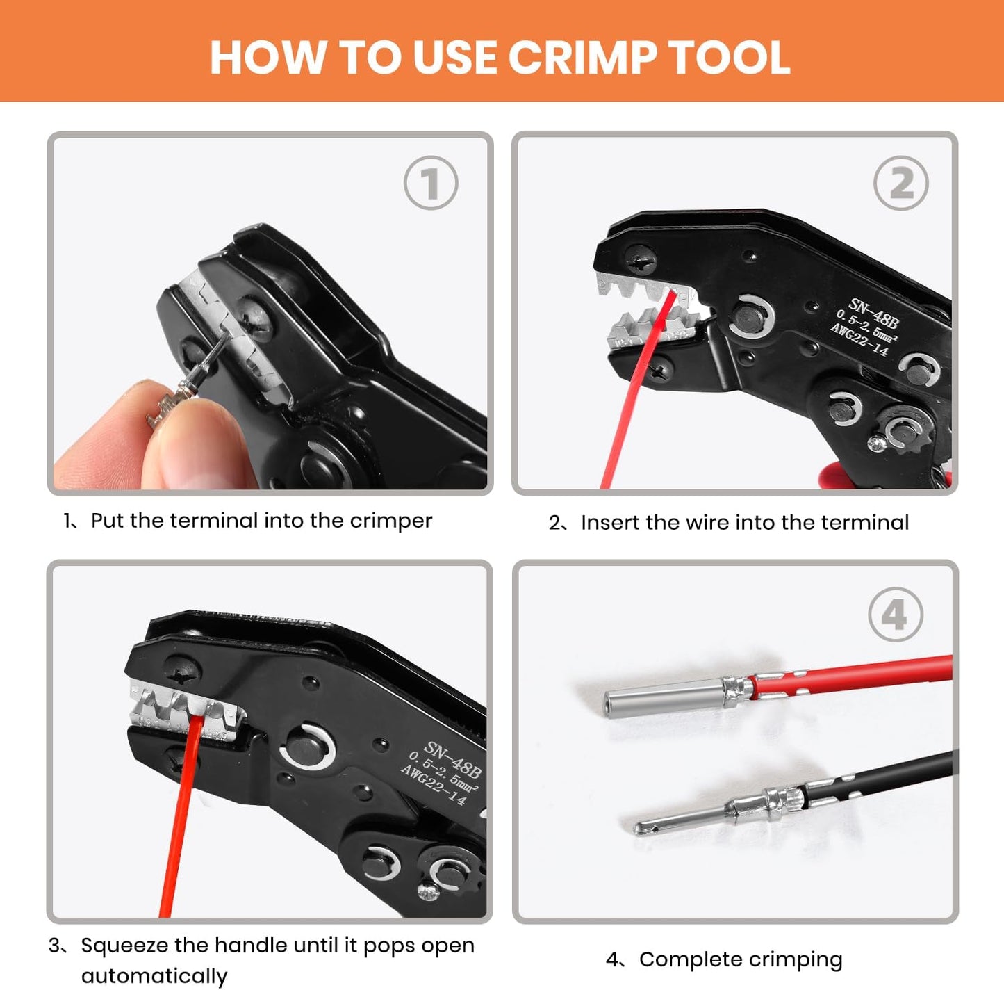 634PCS 50Kits DT Connector Kit, Crimping Tool for Deutsch Connectors, Terminal Removal Tool, 2 3 4 6 8 12 Pin Waterproof Automotive Electrical Wire Connector, Size 16 Stamped Contacts 14-18AWG