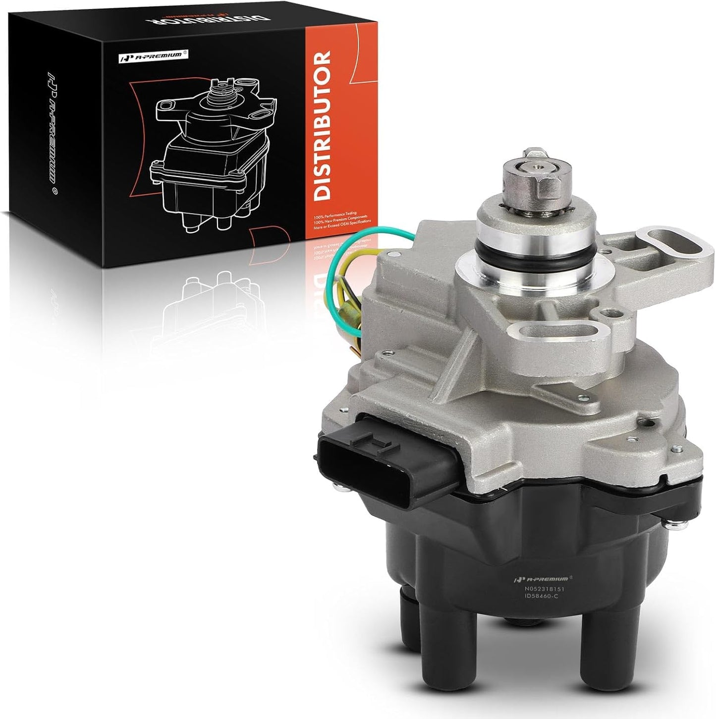 A-Premium Ignition Distributor with Module and Cap and Rotor Compatible with Nissan Altima 1997 1998 1999 2000 2001 2.4L
