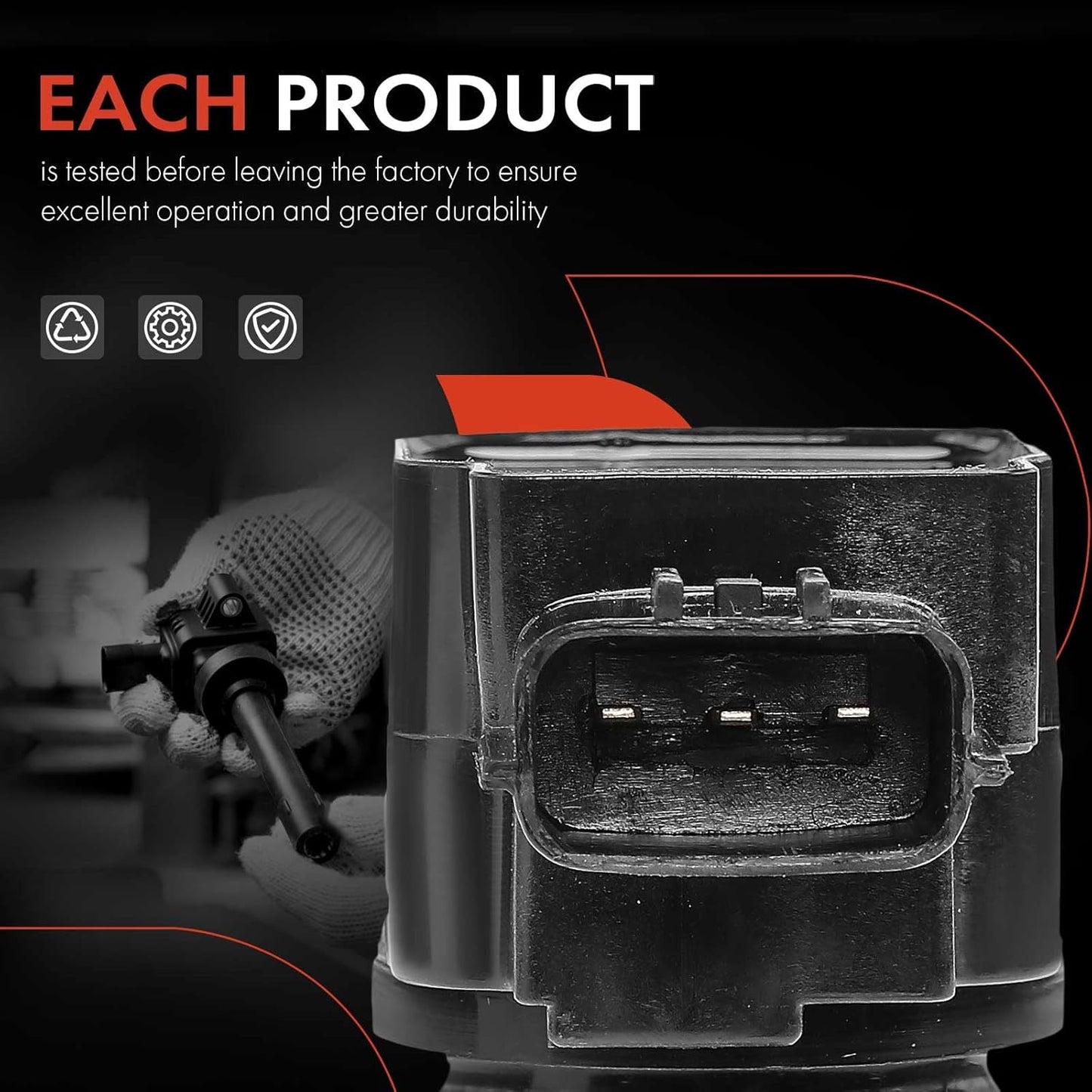 A-Premium Engine Ignition Coil Packs Compatible with Nissan Altima Rogue Sentra Tiida Versa X-Trail FX50 M56 4-PC Set