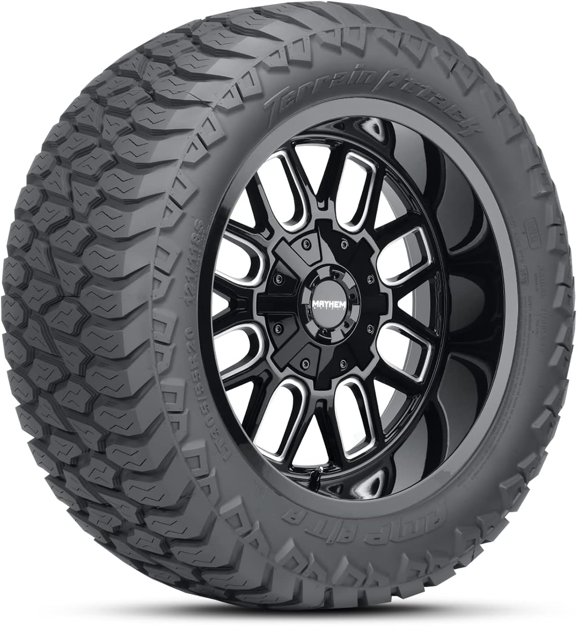 AMP 305/55R20 AMP Terrain Attack A/T A 121/118S E/10 Ply Tire