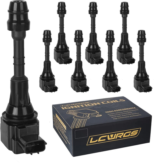 Set of 8 Ignition Coils for 5.6 V8 Nissan Titan Armada Infiniti QX56 2007 2008 2009 2010 2011 2012 2013 2014 2015 Coil Packs OE# UF551