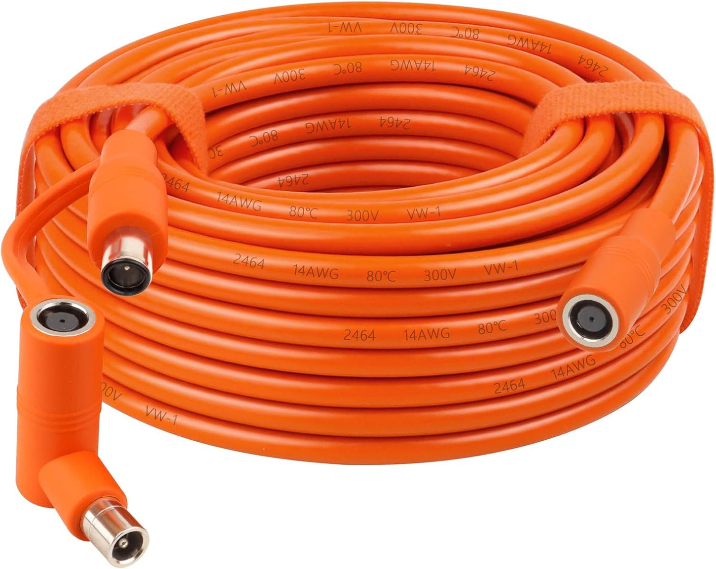 14AWG DC 8mm Extension Cable for Solar Panel 50FT,DC7909 Solar Panel Cable Female to Male with DC8020 Male Adapter Compatible with Aker,GZ Yeti,BLUETT,Jackery Portable Power Station - 50 Foot