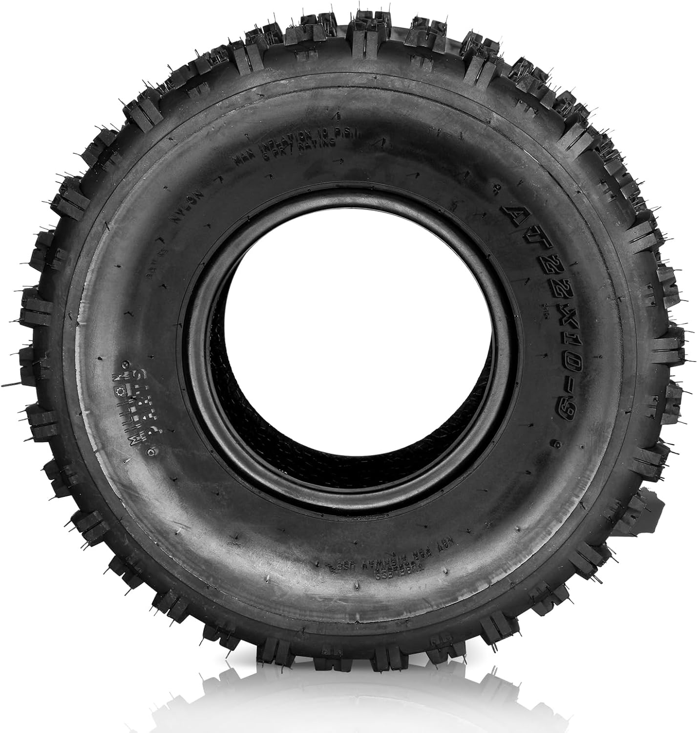 AutoForever 22x10-9 ATV UTV Tires 22x10x9 Sport All Terrain 6 Ply Tubeless Tires Set of 2