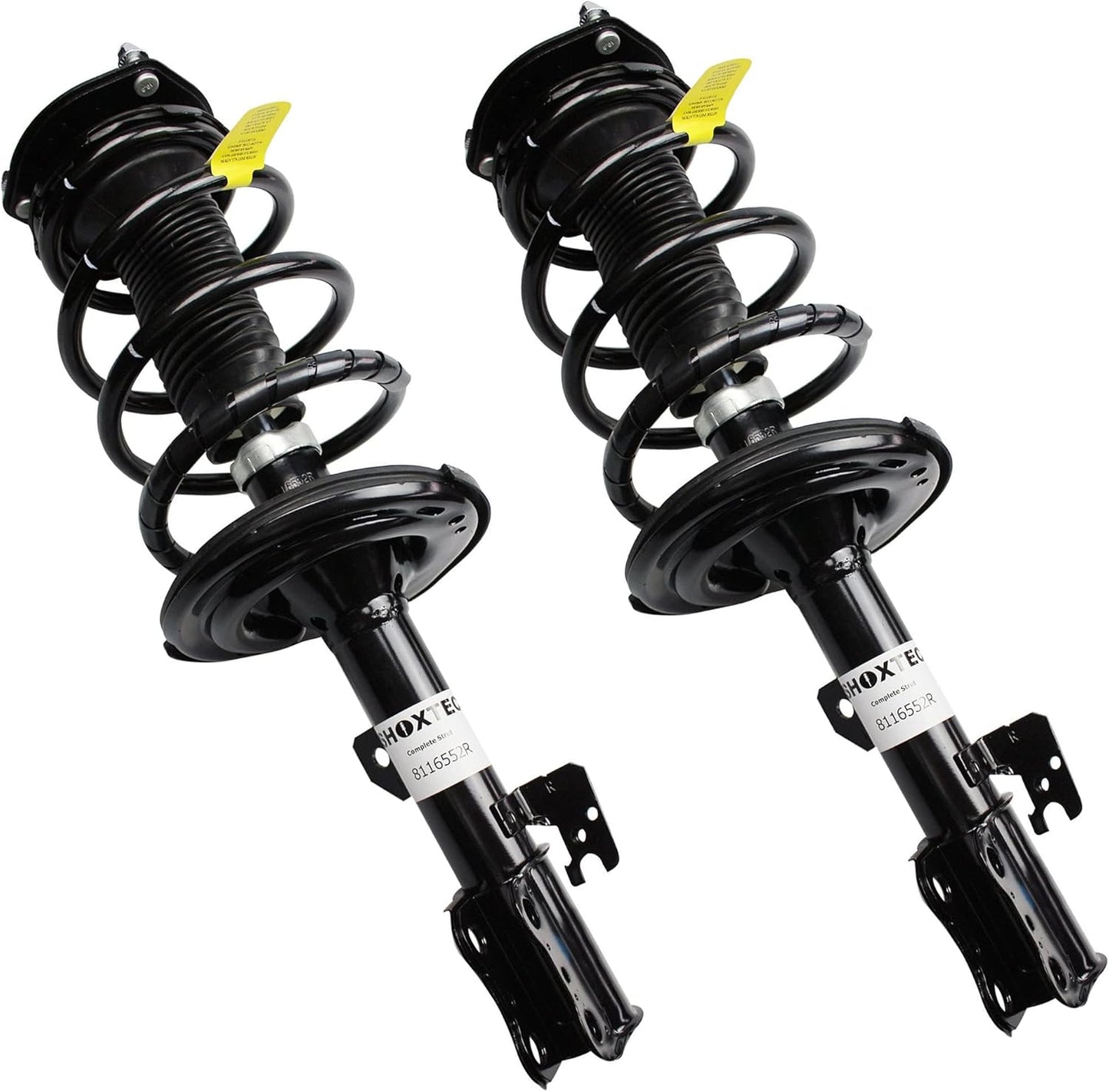 Shoxtec Front Pair Complete Strut Assembly Replacement for 2005 2006 2007 2008 2009 2010 Toyota Sienna FWD Coil Spring Shock Absorber Kits Repl. Part no. 172363 172364