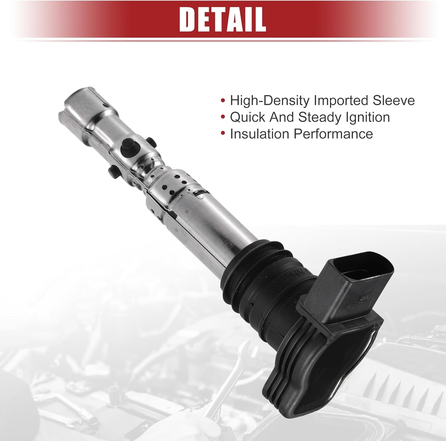 ACROPIX Automotive Ignition Coil Fit for Volkswagen Passat 2000-2005 for Audi TT Quattro 2001-2006 No.06A905115D/06A905115 - Pack of 4