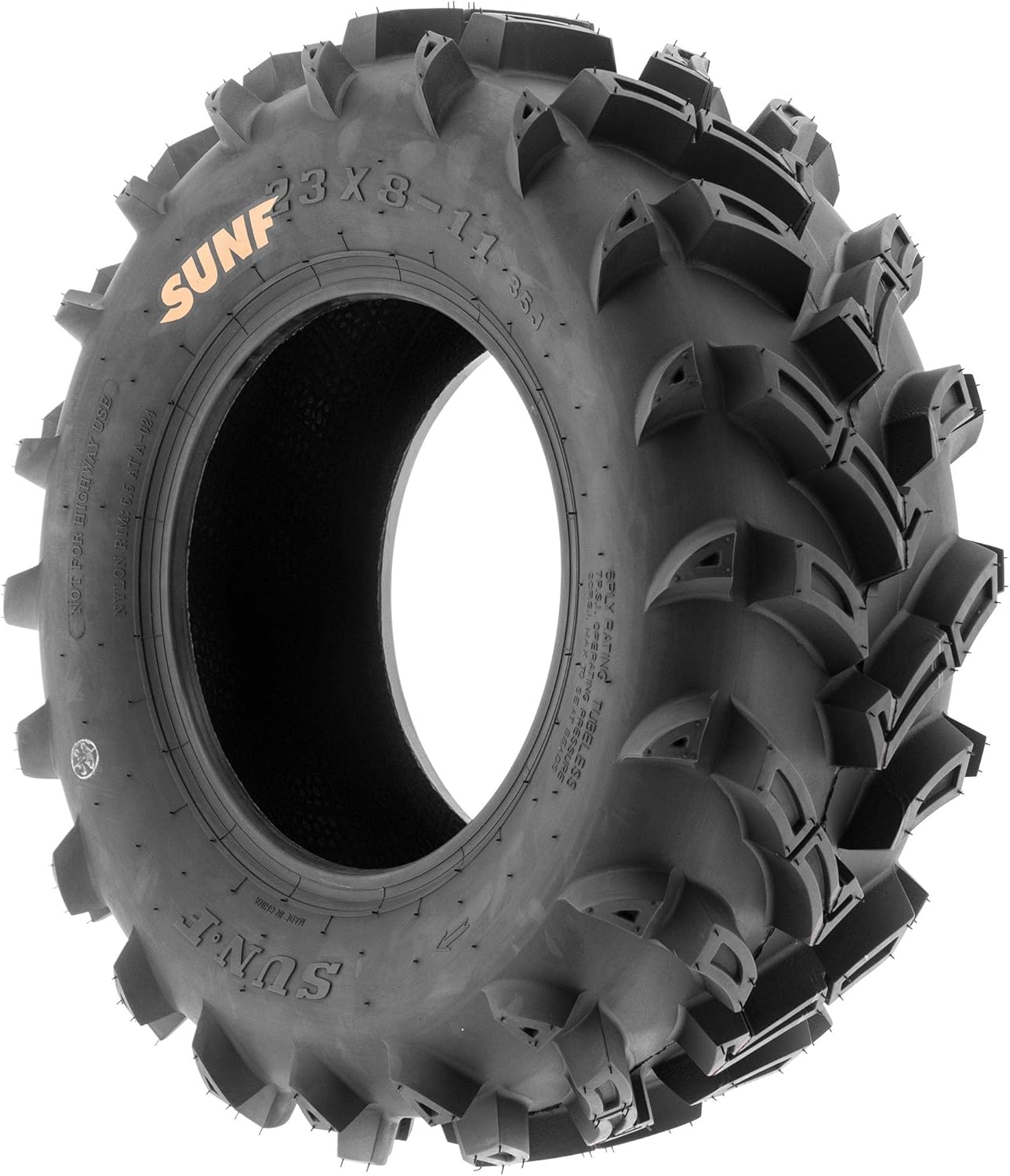 SunF 22x11-9 ATV UTV Muddy Tire 22x11x9 Dirt Mud 6 PR A024 - PAIR of 2
