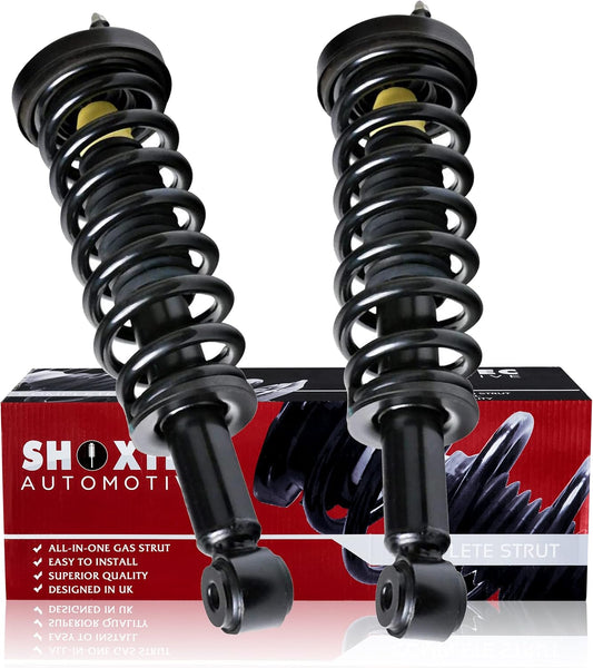 Shoxtec Front Pair Complete Struts Assembly Replacement for 2004-2008 Ford F-150 RWD 2006-2008 Lincoln Mark LT 2WD Coil Spring Assembly Shocks Repl. Part no. 171362
