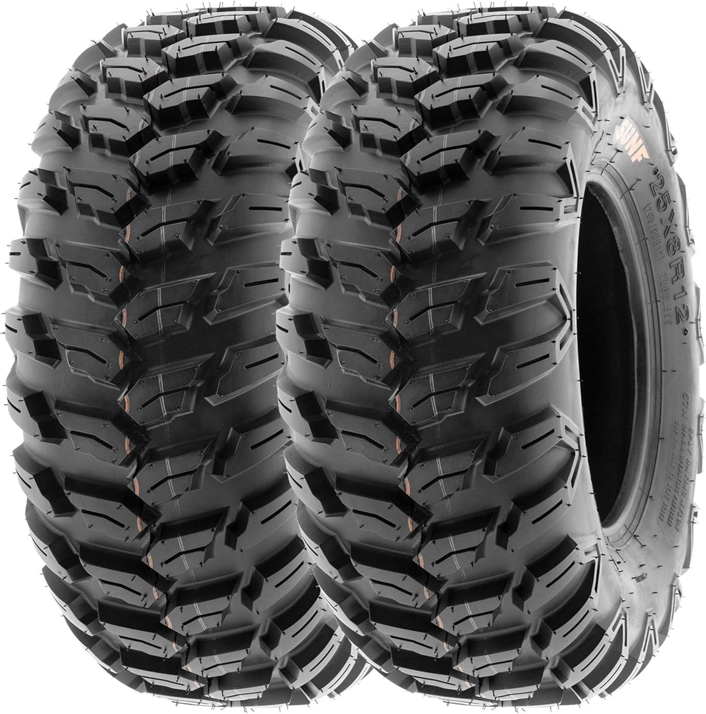 SunF 26x11R14 ATV UTV Tire 26x11x14 Loose Over Hardpack 6 PR A043 - PAIR of 2