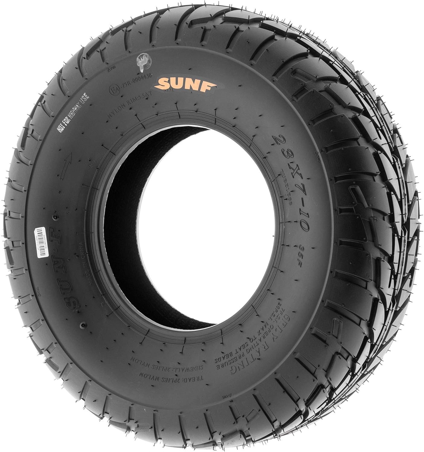 【2】SunF 145/70-6 ATV UTV Tires 145/70x6 Tubeless 6 Ply for 6 Rims - A021, black