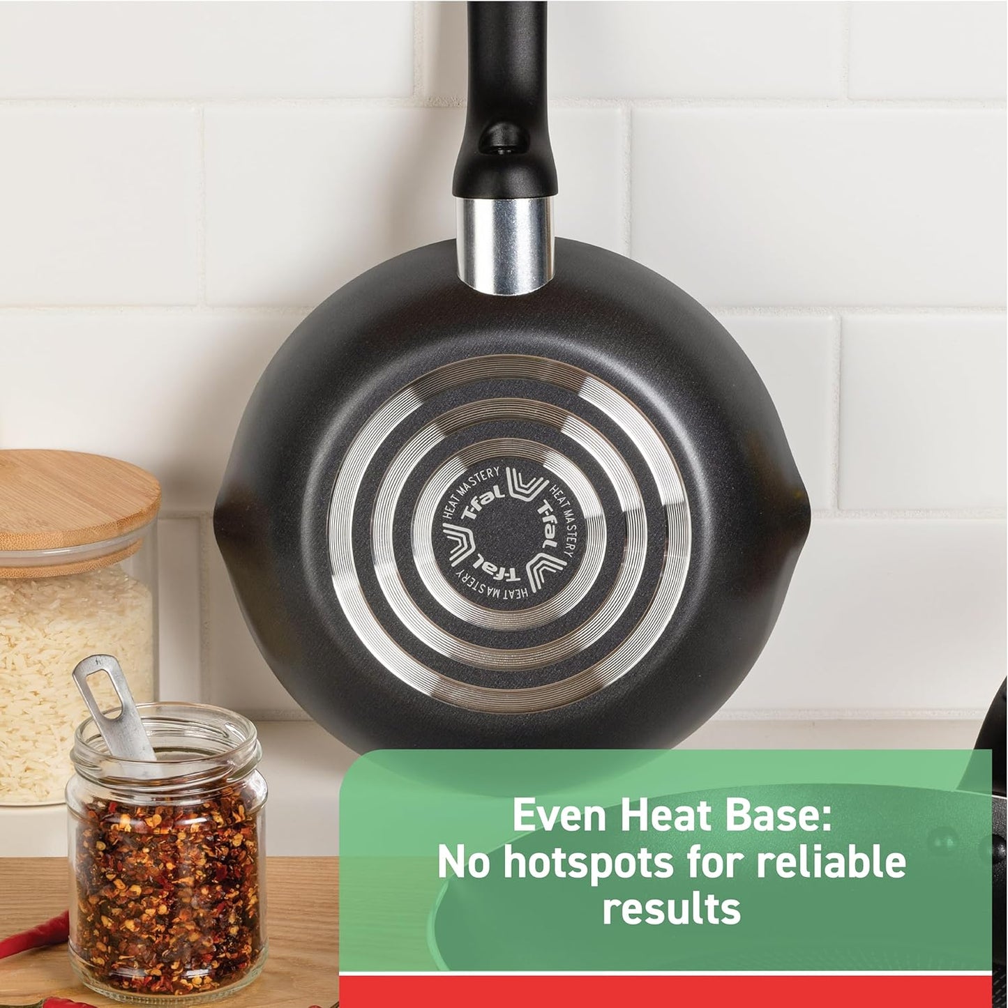 T-fal Initiatives Nonstick Cookware Set 18 Piece, Oven Broiler Safe 350F, Kitchen Cooking Set w/Fry Pans, Saucepans, Saute Pan, Dutch Oven, Griddle, Pots and Pans, Home, Dishwasher Safe, Red