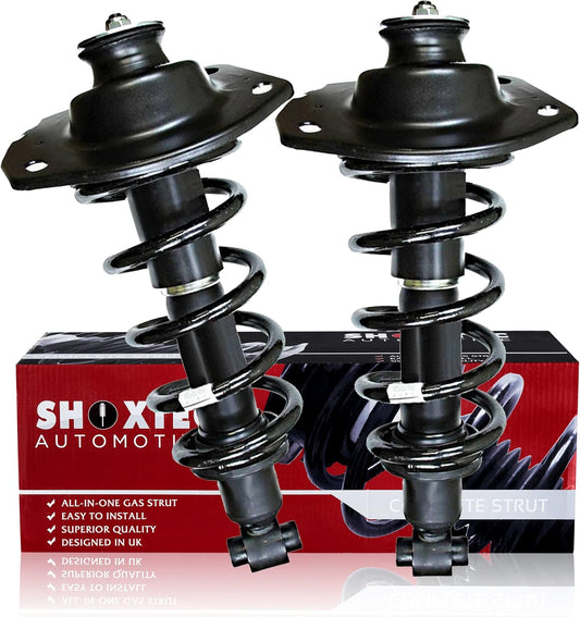 Shoxtec Rear Pair Complete Struts Assembly Replacement for 2010-2015 Chevrolet Camaro Coil Spring Assembly Shock Absorber Repl. part no. 173030LR