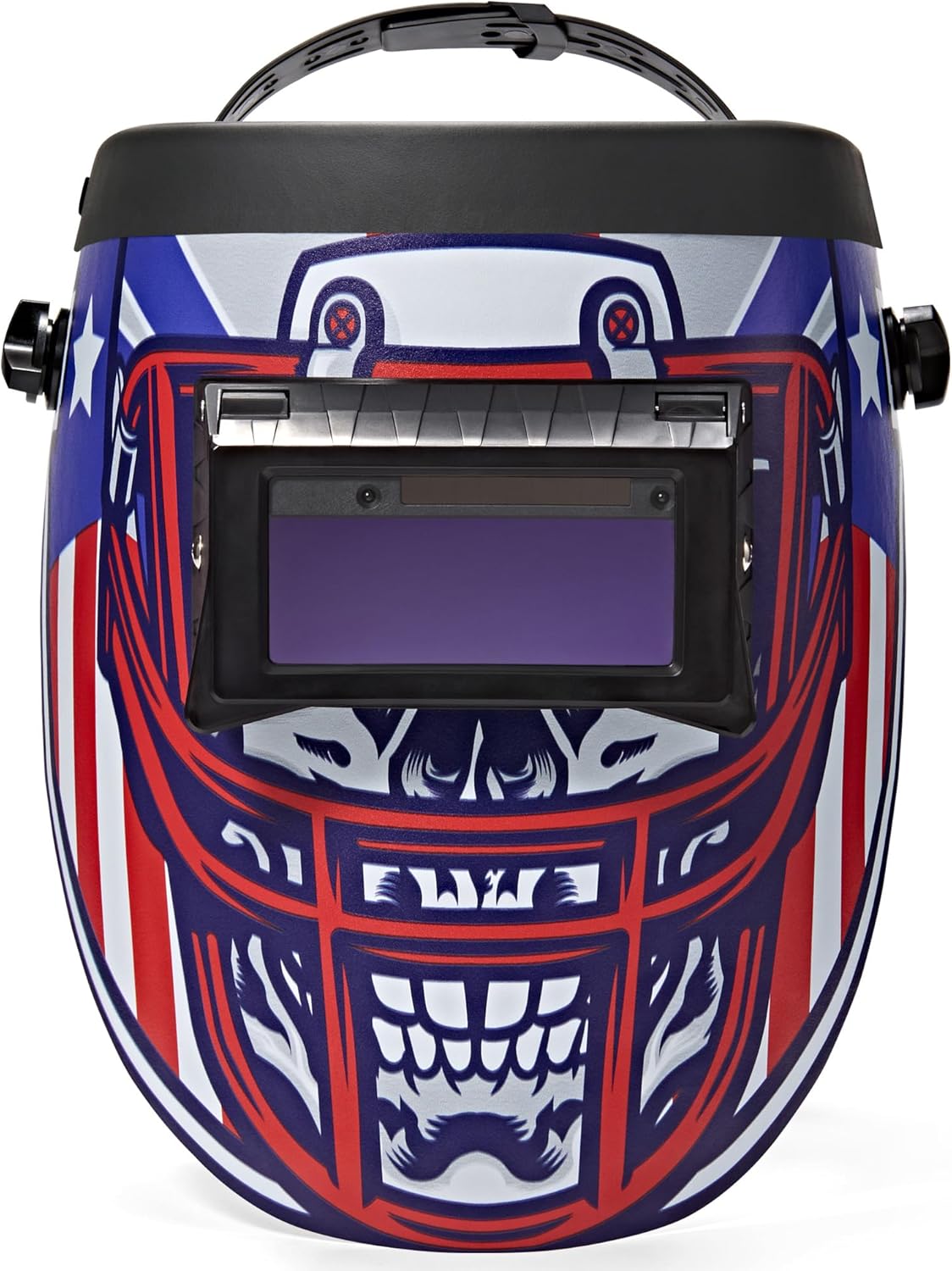 Auto Darkening Welding Helmet - Lightweight, Shade #3/11, with Bag (White)