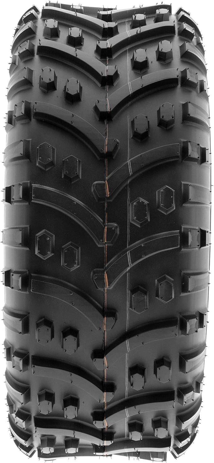SunF 22x11-8 ATV UTV Tire 22x11x8 Knobby Tubeless PR A032 - PAIR of 2