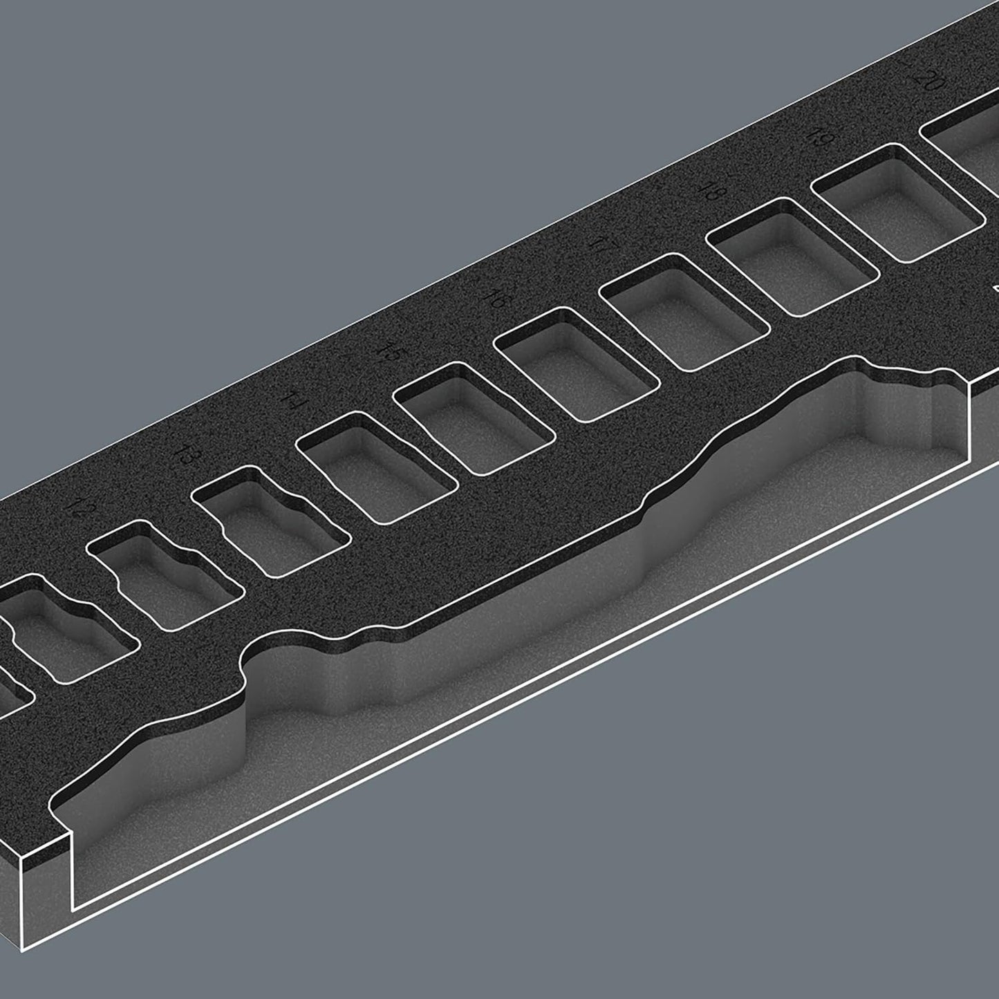 9722 Foam Insert "8000 C Set 1"