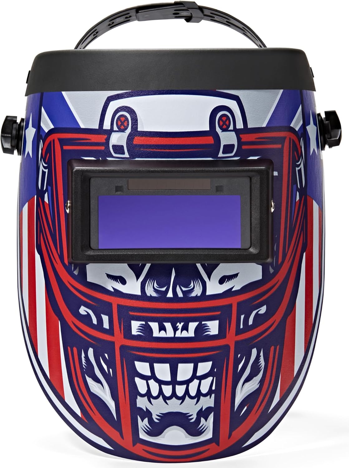 Auto Darkening Welding Helmet - Lightweight, Shade #3/11, with Bag (White)