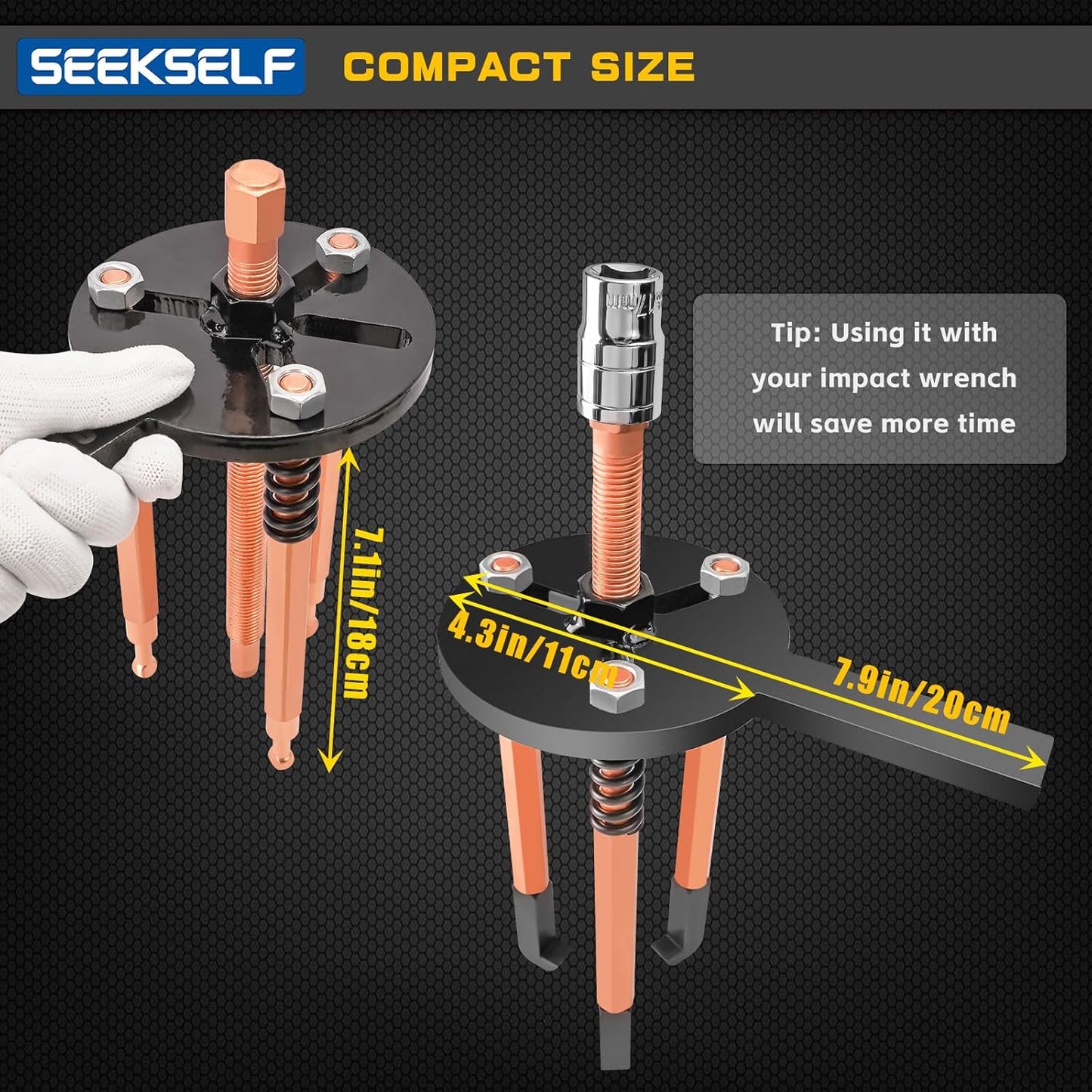 36-in-1 Bearing Puller Set, Inner Bearing Puller Separator Kit, Blind Hole Bearing Removal Tool Bearing Disassembly Gear Puller, Blue