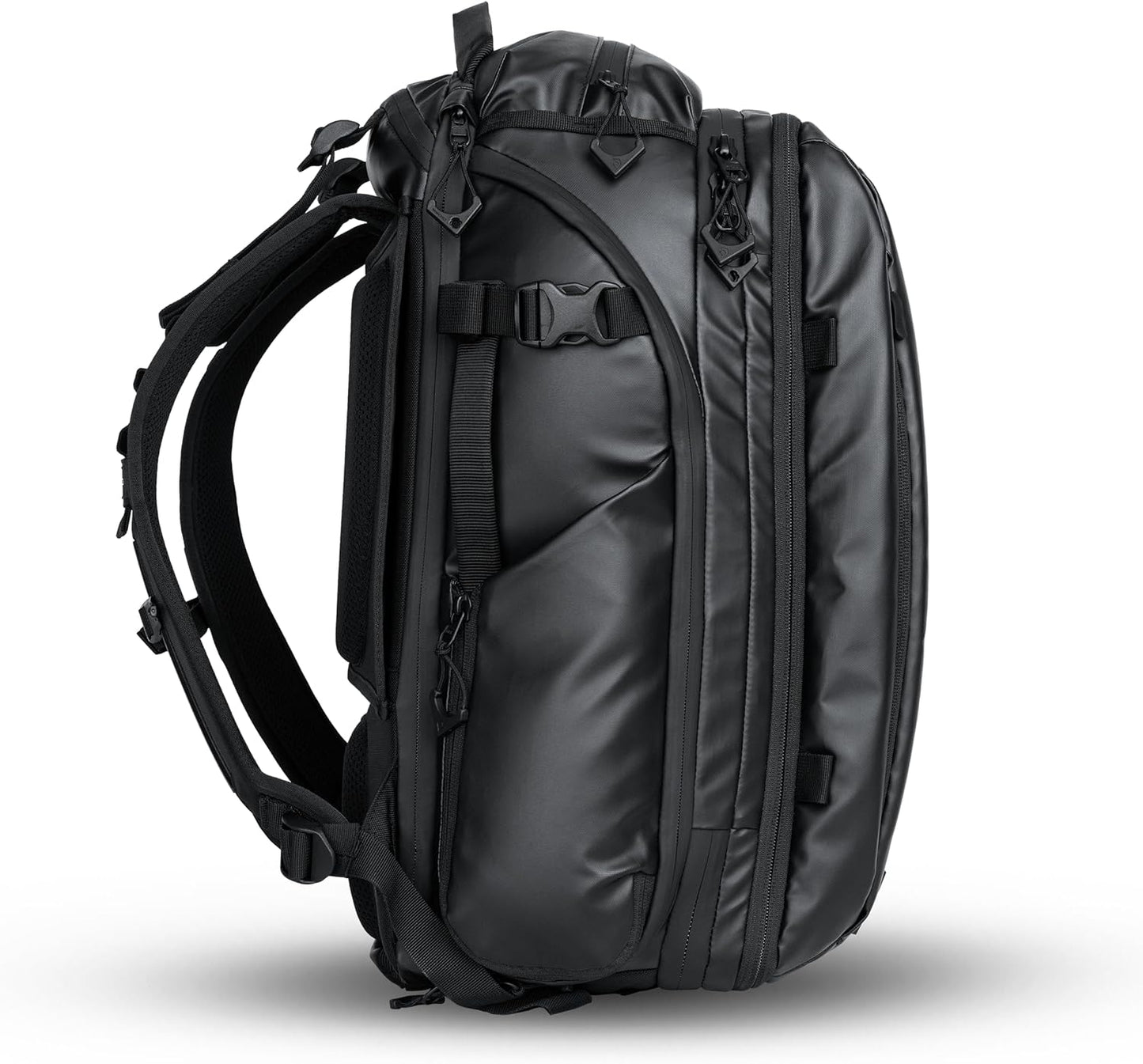 WANDRD TRANSIT Travel Backpack 45L - Photography Backpack with Laptop Compartment - Personal Item Travel Bag - Large Back-Pack for Women and Men (Black)
