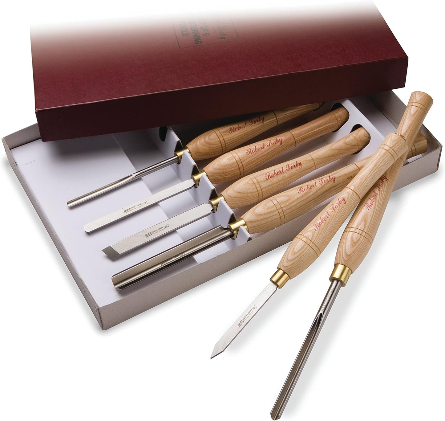 5pc. Robert Sorby #52HS Woodturning Tool Set