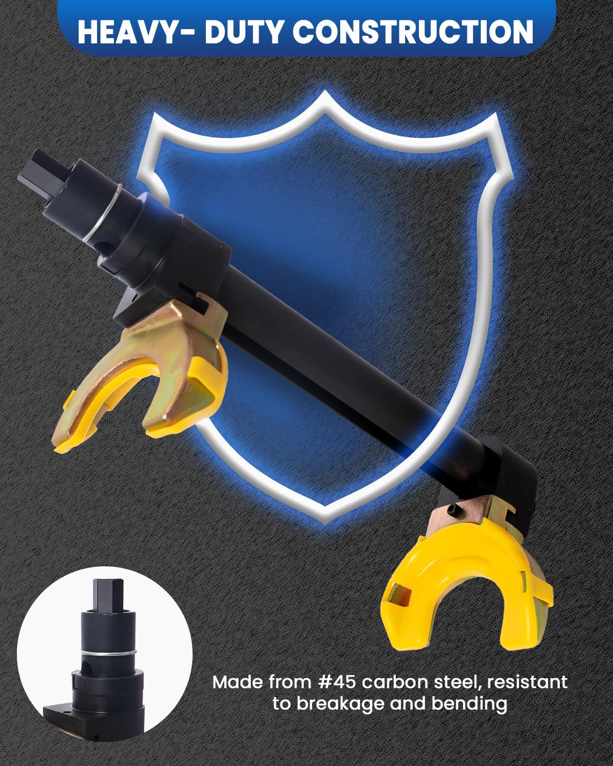 SIXIWANZI Universal Spring Compressor Tool, Heavy Duty Coil Spring Compressor Tool