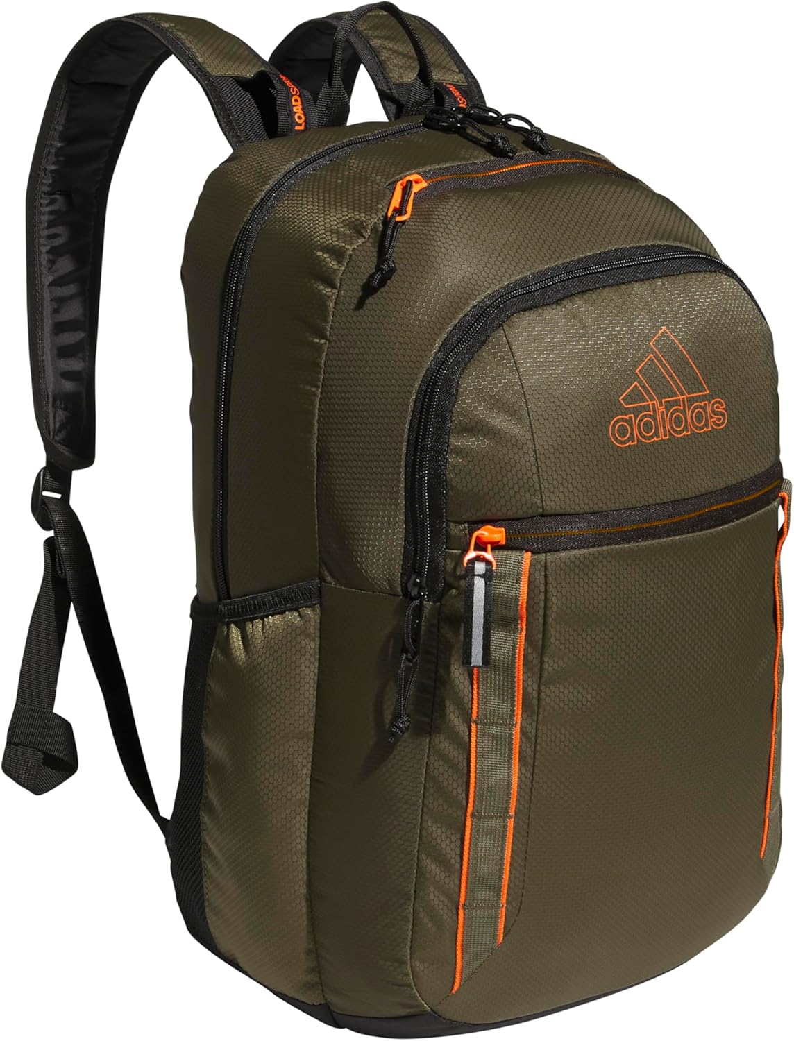 adidas Excel Backpack for Men & Women – Durable Large Athletic Laptop Bag, 7.0/Twill Grey/Grey/Rose Gold, OSFA