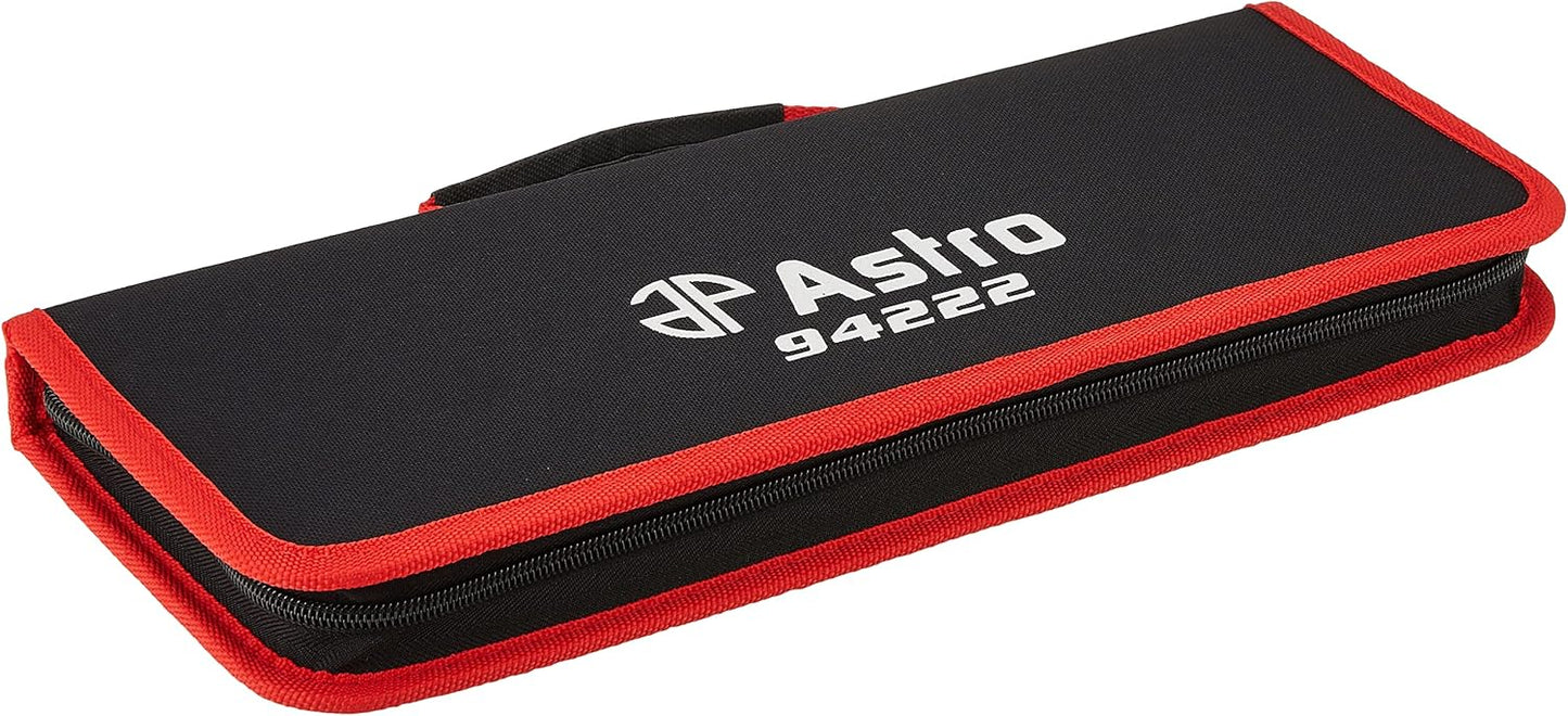 Astro Pneumatic Tool 94222 13" 4pc Large Internal/External Snap Ring Pliers , Black