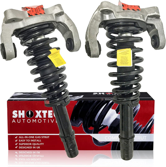 Shoxtec Front Pair Complete Struts Replacement for 1999-2006 Dodge Stratus and Chrysler Sebring 1999-2000 Chrysler Cirrus and Plymouth Breeze Shock Absorber