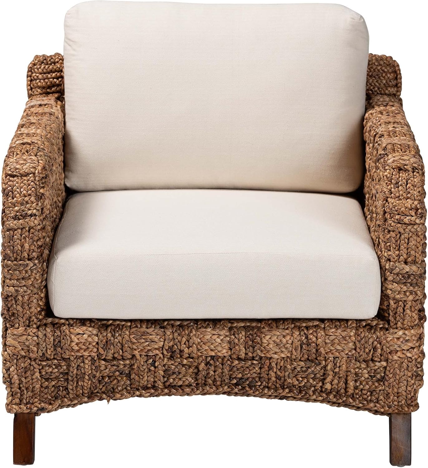 bali & pari Vevina Natural Seagrass Armchair, One Size