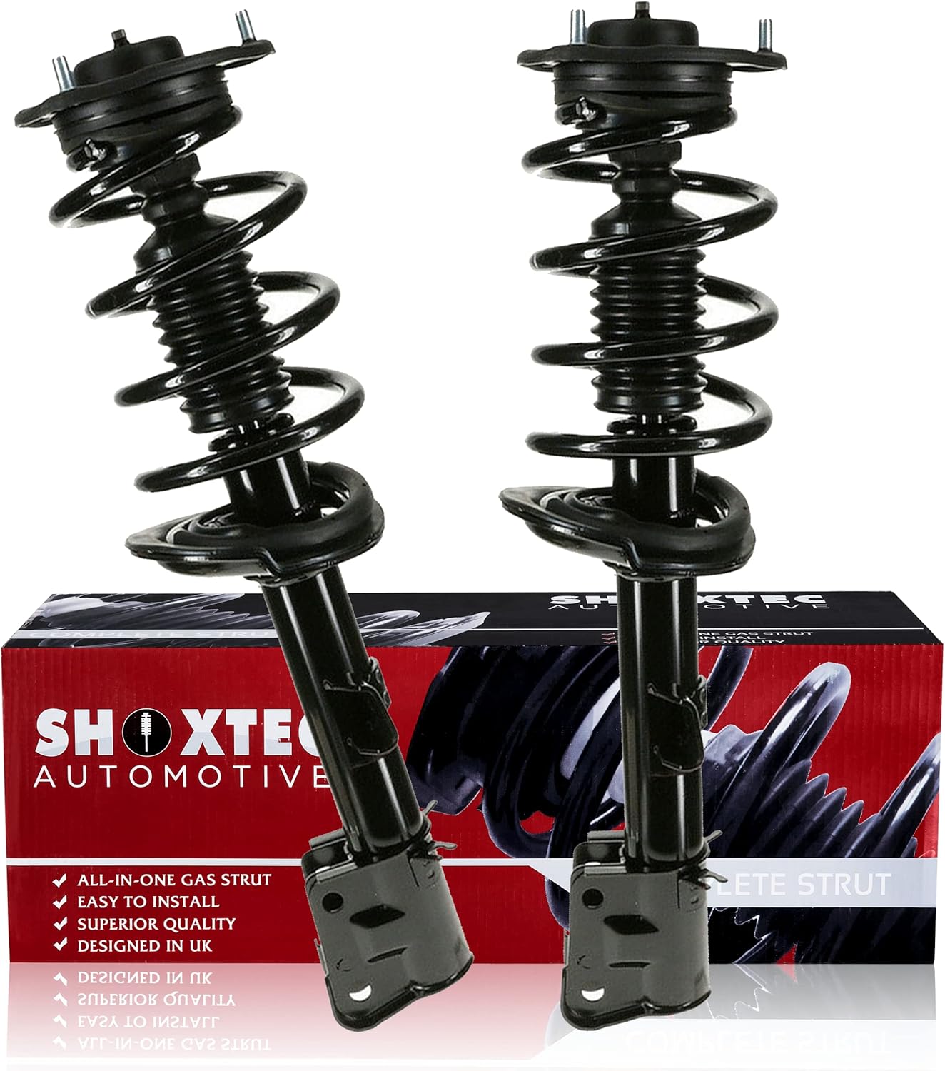 Shoxtec Front Pair Complete Struts Replacement for 2011-2013 Kia Sorento Coil Spring Assembly Shock Absorber Repl. Part No.173044