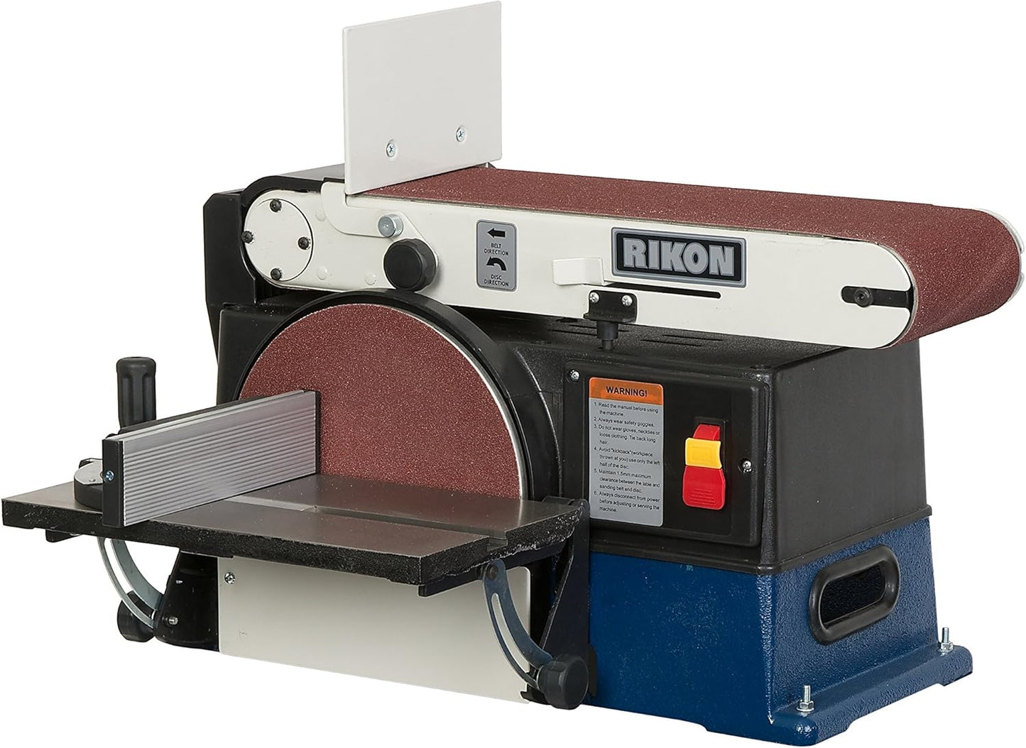 RIKON 50-120 6-by-48-Inch Belt 10-Inch Disc Sander