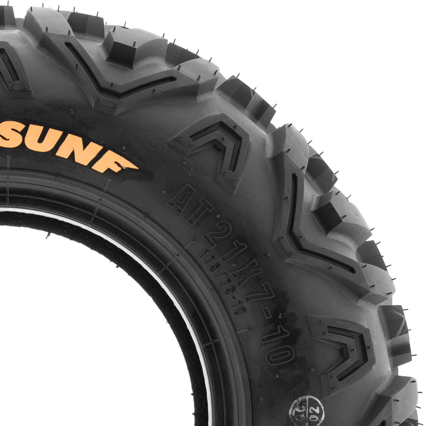SunF Power.II 19x7-8 AT all-terrain ATV UTV Off Road Tire, 6 PR, Tubeless A051