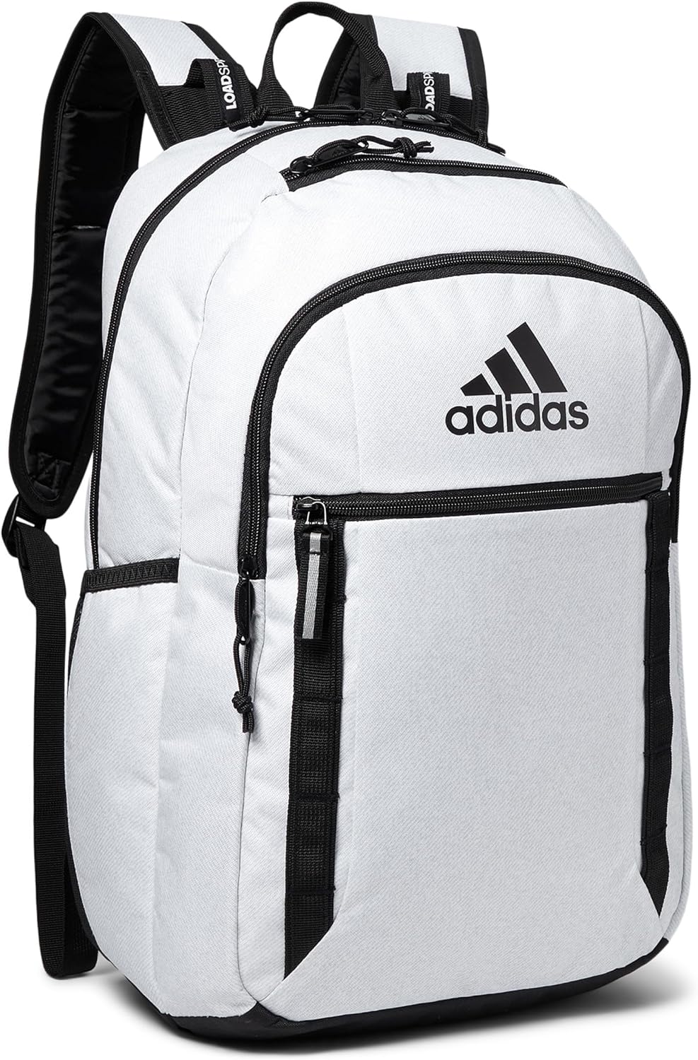 adidas Excel Backpack for Men & Women – Durable Large Athletic Laptop Bag, 7.0/Twill Grey/Grey/Rose Gold, OSFA