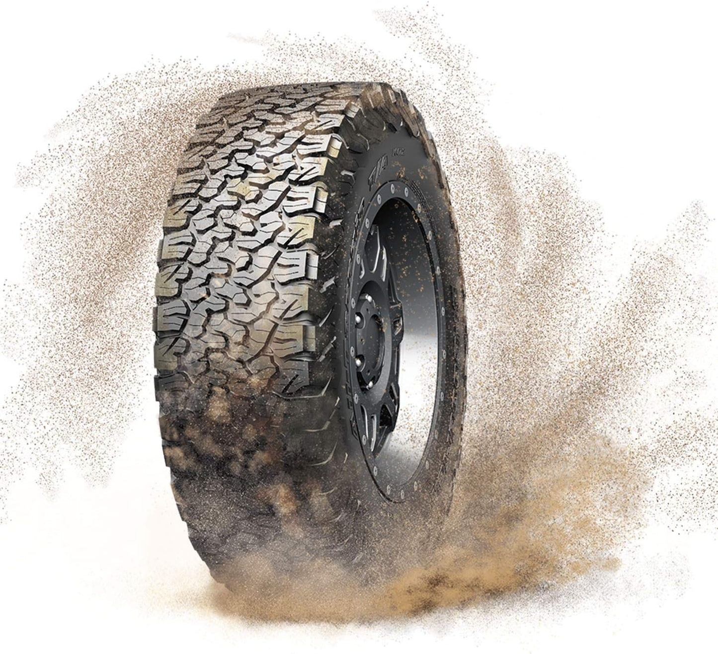 BFGoodrich All Terrain T/A KO2 Radial Car Tire for Light Trucks, SUVs, and Crossovers, 33x10.50R15/C 114R LRC