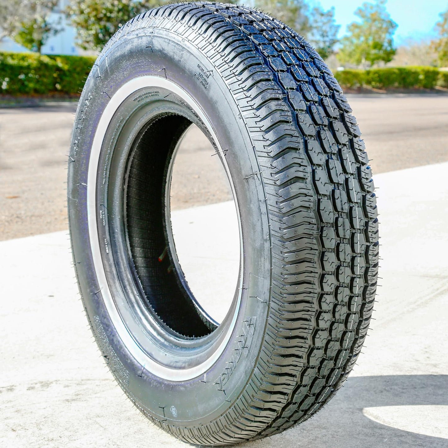 Tornel Classic All-Season Truck/SUV Touring Radial Tire-215/75R15 215/75/15 215/75-15 100S Load Range SL 4-Ply WSW White Side Wall