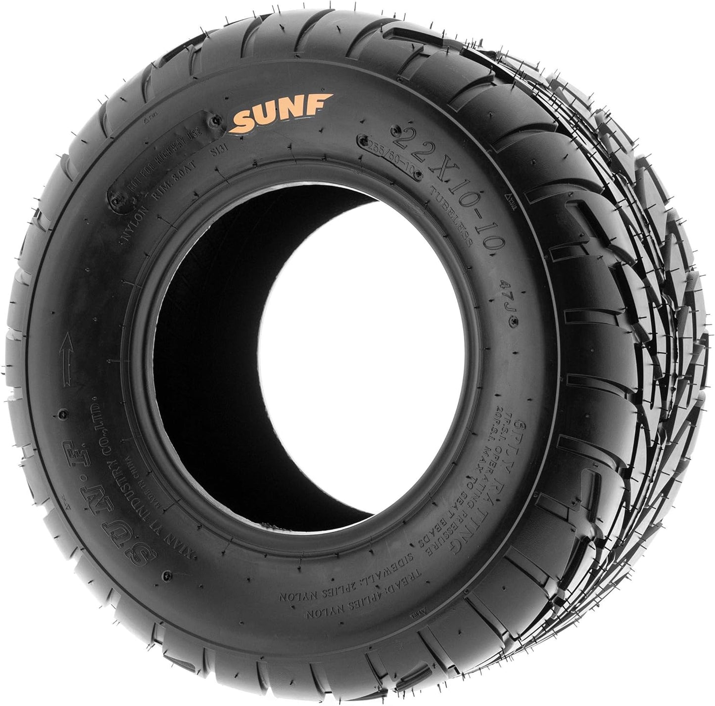 SunF 20x10-10 20x10x10 Hardpack Race Sport ATV UTV Tire 6 PR A021 - SET of 4