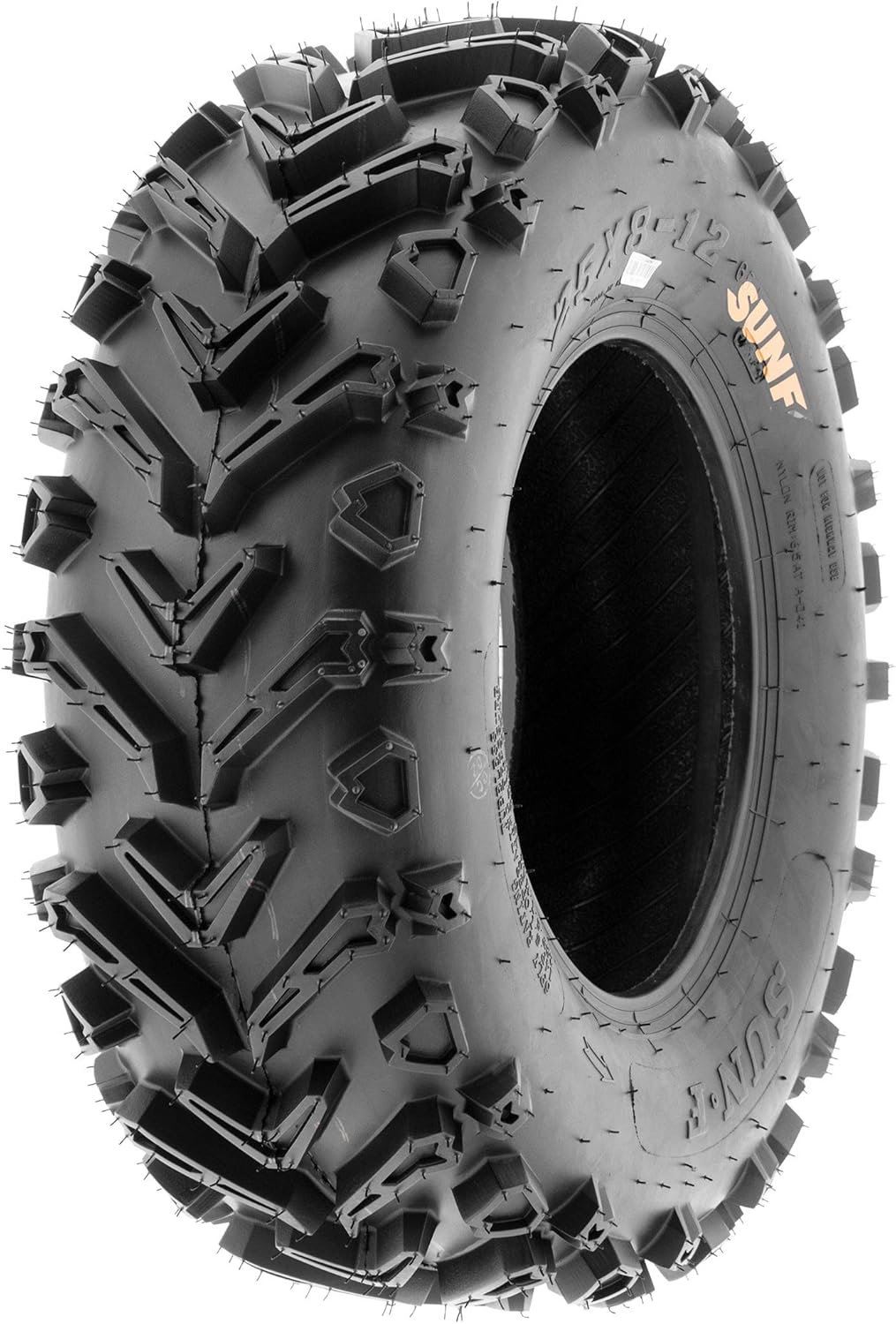 Set of 4 SunF A041 Mud & Trail 24x8-12 Front & 24x10-11 Rear ATV UTV off road Tires, 6 PR, Tubeless
