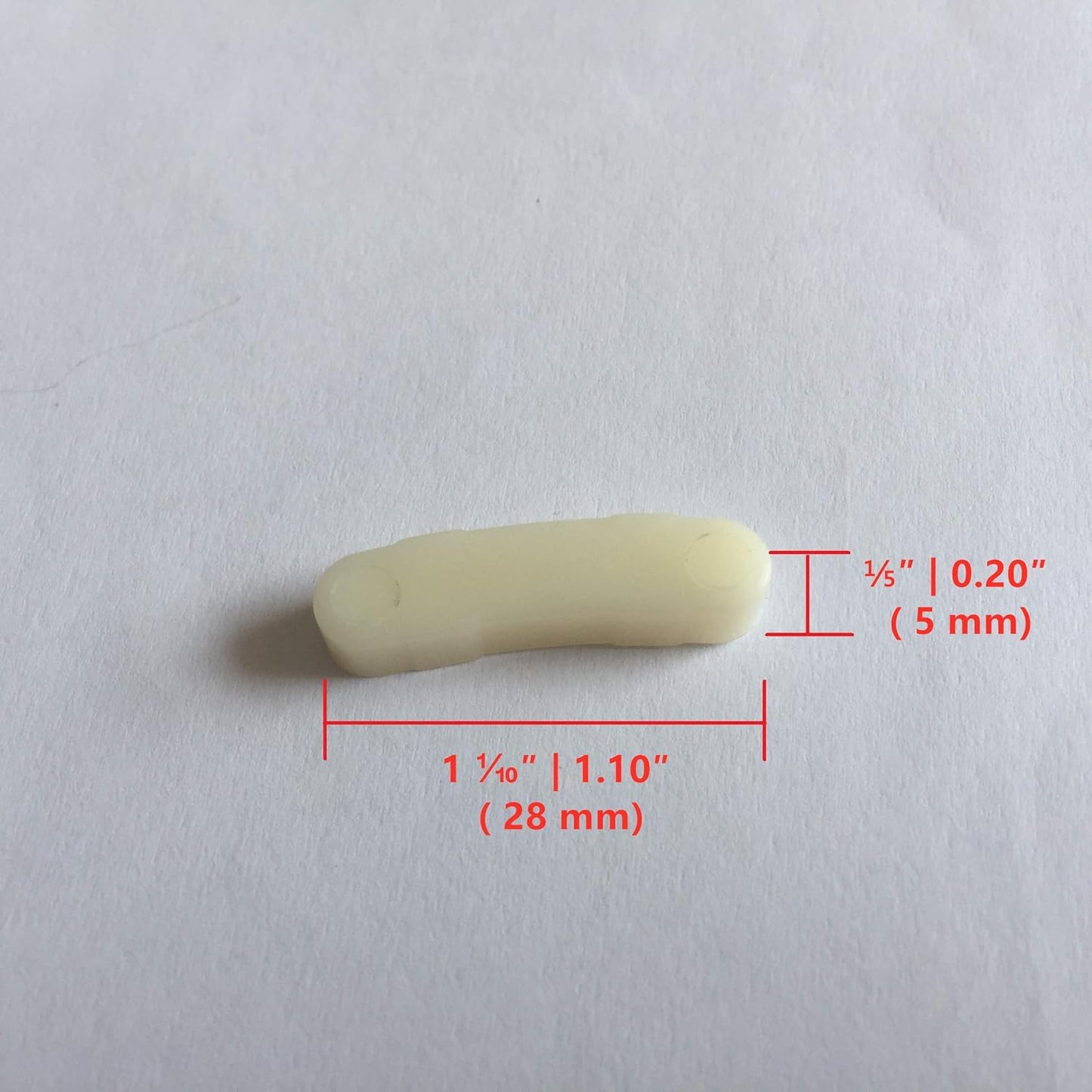 Tire Changer Plastic Insert, Tire Machine Guard, Wheel Rim Edge Protector for Mount Duck Head, Nylon Tyre Demount Fitting Head Part, 6 Front (Upper) Insert Kit/Pack, 5 Packs, 25W2H