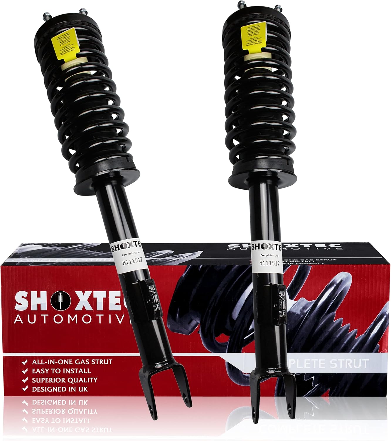 Shoxtec Front Pair Complete Struts Replacement for 05-10 Chrysler 300; Replacement for 06-09 Dodge Charger 05-08 Dodge Magnum Coil Spring Shock Absorber Kits Repl. Part no. 172248