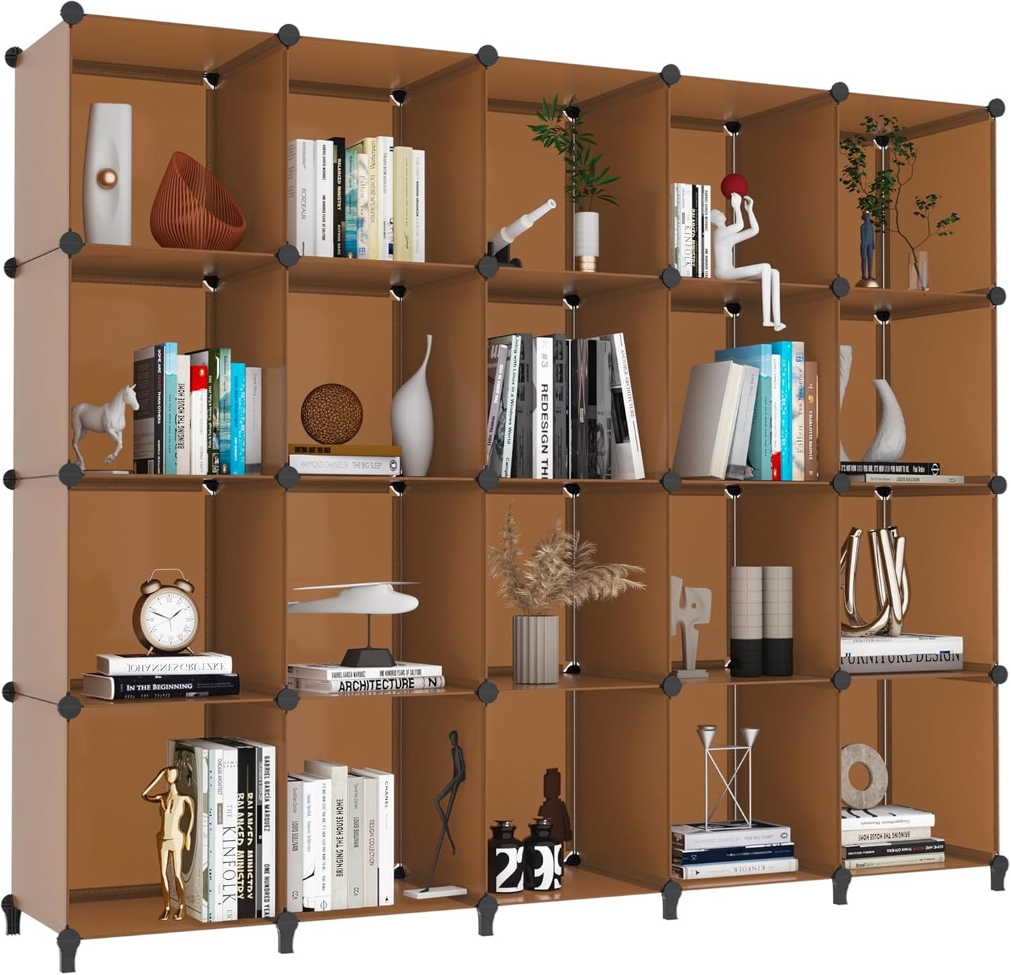 6-Cube Storage Organizer, Closet Organizer Storage Cabinet Shelf Bookcase Bookshelf with Metal Hammer, Storage Cubes Organizer Cabinet for Kids, Closet, Bedroom, Bathroom(11.8x11.8x11.8 inch)Black