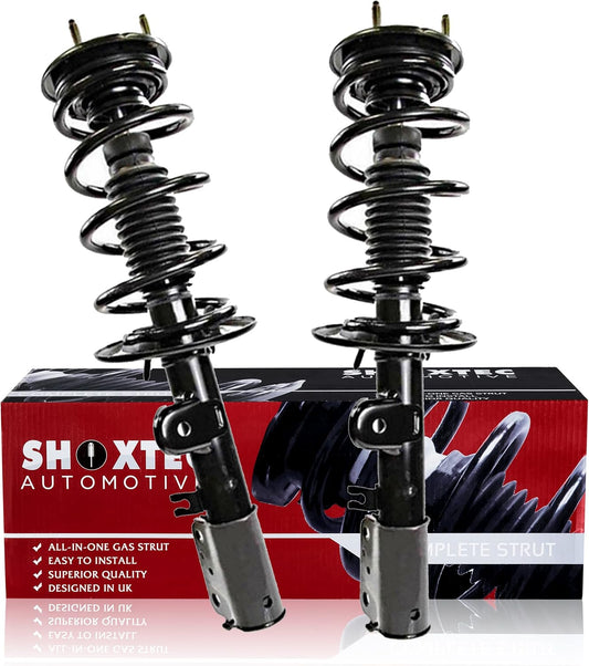 Shoxtec Front Pair Complete Struts Assembly Replacement for 2013-2019 Ford Explorer Coil Spring Shock Absorber Repl. part no 172730 172729